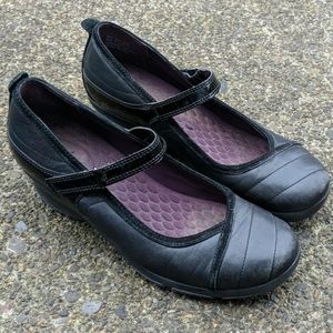 Privo 9.5 Mary Jane Black Heel Wedges